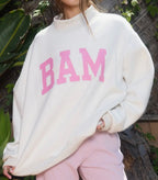 MAHJ Reversible Mock Neck
