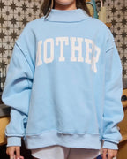 Reversible Mother Mock Neck