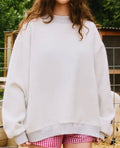 Solid Heather Grey Mock Neck